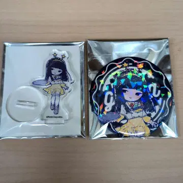 유리코 그노시아 우주선 다이너 그래프 아트 아크릴 스탠드 홀로그램 캔뱃지