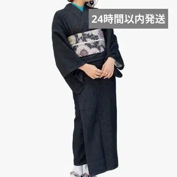 [ 24시간 이내 발송 ] 교토 고시 기모노 데님 워셔블