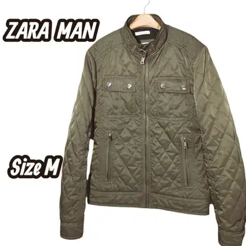 ZARA MAN 퀼팅 자켓 M 사이즈 올리브 그린
