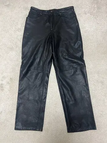 레어 Pelle Cyma 페레시마 천연 가죽 가죽 팬츠 스트릿 36