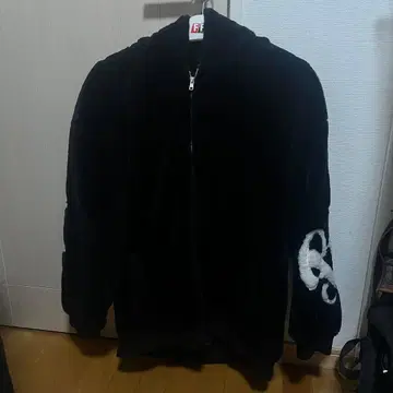 플리스 자켓 XL 블랙