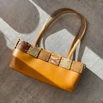 made in italy 송치 가죽 숄더백