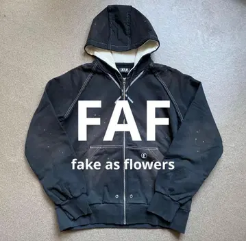 [ 미사용 새상품 ] FAF AGED ZIP UP HOODIE 사이즈 3