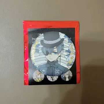 쿠로시츠지전 BLACK LABEL 캔뱃지 시엘