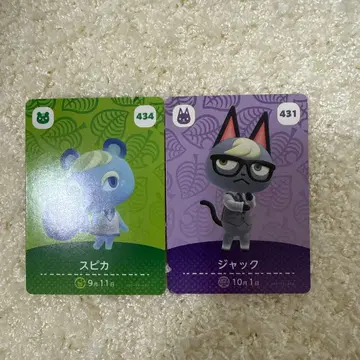 동물의 숲 amiibo 카드 잭 스피카