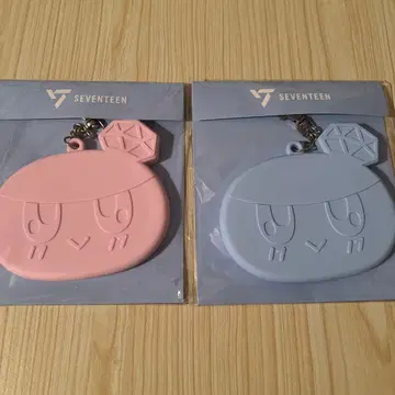 SEVENTEEN 봉봉이 캔뱃지 홀더 핑크/블루
