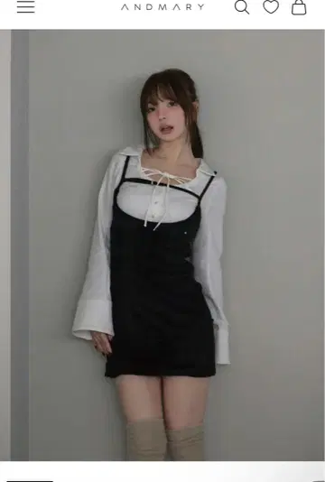 andmary Betty velour mini dress