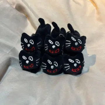 키요 키요고양이 마스코트 키링 배깔고 엎드린