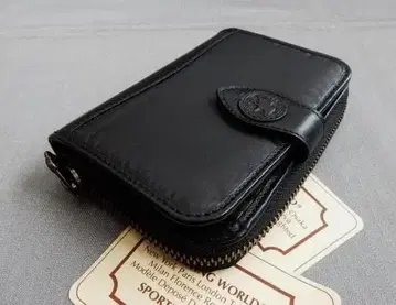 HUNTING WORLD 바츄 미들 라운드 지퍼 접이식 지갑