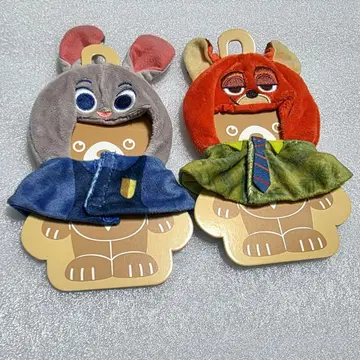 세트 주토피아 봉제 인형 코스튬 판초 유니베어시티