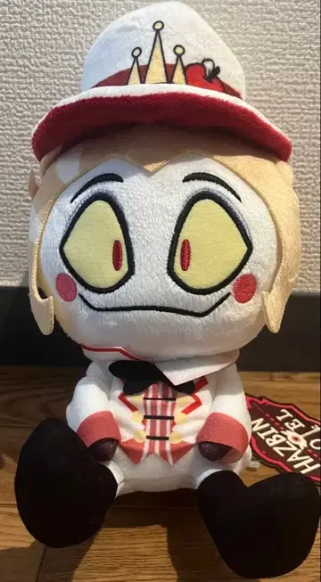 해즈빈 호텔 앉아 봉제 인형 루시퍼 라운드원 라우원 한정판