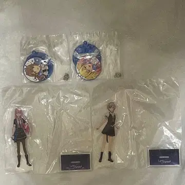 프로젝트 세카이 복권 레오니드 아크릴 스탠드&캔뱃지 세트