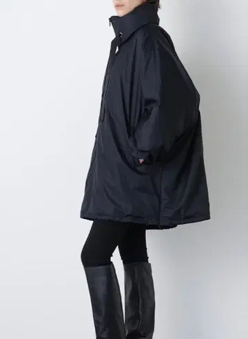 완판 H-rem/museum [ hLM ] 판초 다운 블랙 36