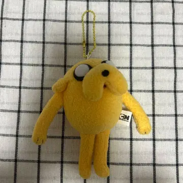 어드벤처 타임 제이크 봉제 인형 키링 레어 스트랩