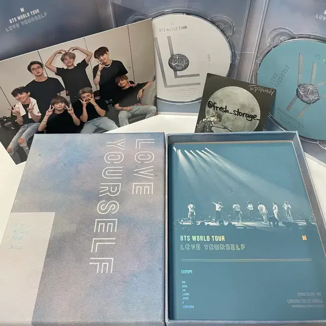 방탄소년단 럽셀콘 유럽 디비디 BTS DVD LOVE YOURSELF