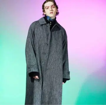 MAISON SPECIAL 헤링본 스텐카라 코트