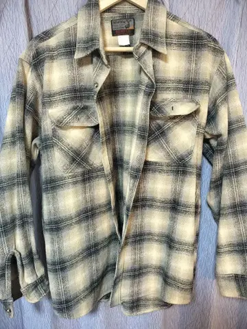 EDWIN 플란넬 셔츠 두꺼운 원단 레어 L 사이즈