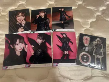 타니자키 사야 복숭아색 데이 브레이크 아크릴 스탠드 브로마이드 컴프 친필