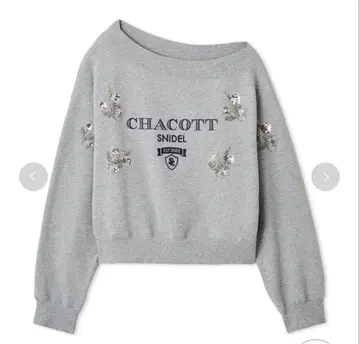 [새상품급] CHACOTT SNIDEL 오프숄더 맨투맨