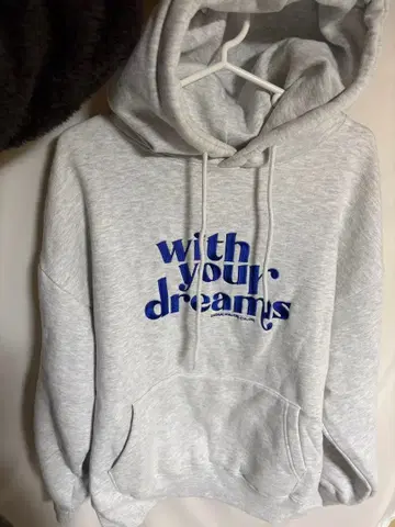 Daylife 그레이 후드티 with your dreams