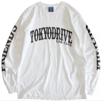 TOKYODRIVE, LONG SLEEVE TEE, White