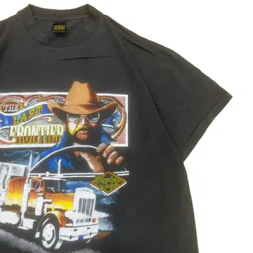 3D EMBLEM Truckers Only 트랙 T셔츠 블랙