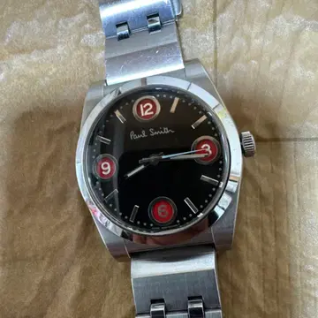 폴 스미스 남성용 시계 블랙