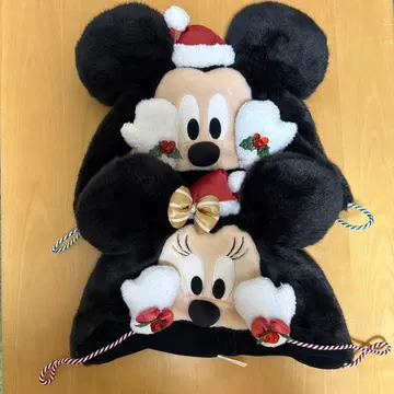 디즈니 크리스마스 2025 미키 미니 팬캡 세트