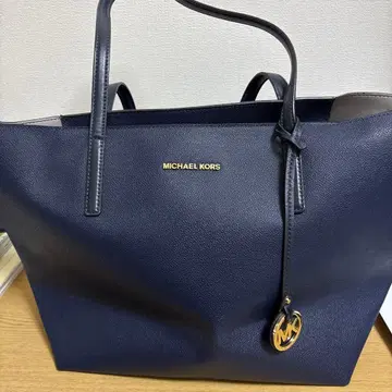 MICHAEL KORS 네이비 토트백