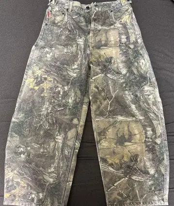 9090 King Logo Slub Denim Pants