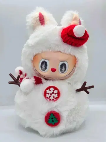 labubu zimomo 눈사람풍 봉제 인형
