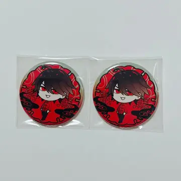 대예 트레이딩 SD 캐릭터 캔뱃지 다이바 시즈마 2개