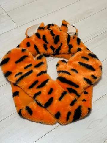 디즈니 티거 복슬복슬 머플러 장갑 포함 TDR 정품