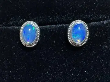 실버925 오팔 귀걸이