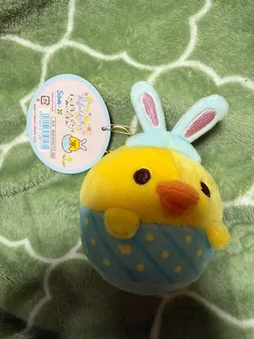 키이로이토리 만마루쨩 걸이형 마스코트 봉제 인형 리락쿠마 토끼