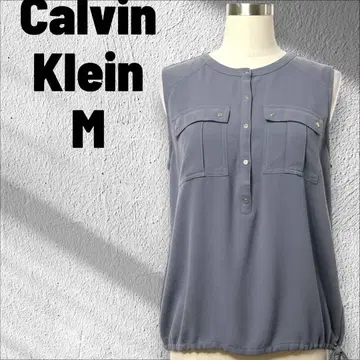 Calvin Klein 캘빈클라인 여성용 블라우스 M 오피스