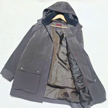 [레어] 더반 스텐카라 코트 다운 라이너 광택 브라운