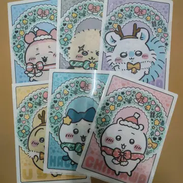 치이카와 클리어 파일 6장 세트 세븐일레븐 한정판