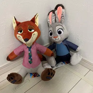 디즈니 주토피아 봉제 인형 주디 닉 세트