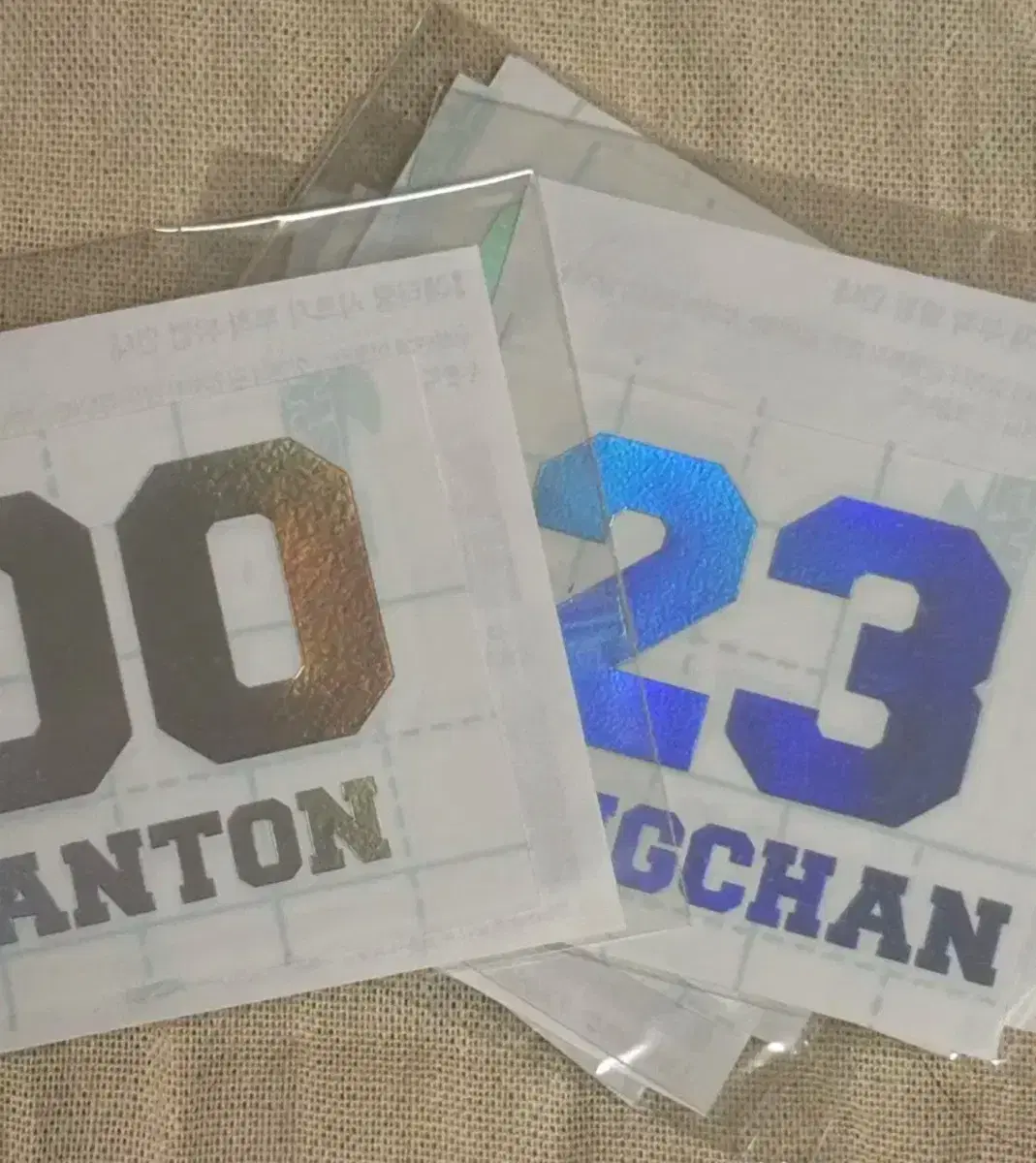 Riize reflective sticker, one of each member, bulk