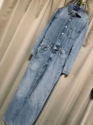 자라 데님 롱 점프수트 XS 구하기 어려움! 완판 자라 아메카지