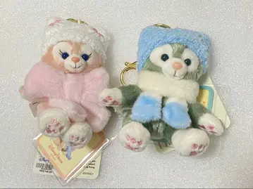 홍콩 디즈니 젤라토니 리나벨 한정판 겨울 봉제 인형 키체인