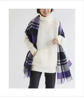 IENA 카타아제 PK 부착 T/T 하이넥 니트 상의 내추럴