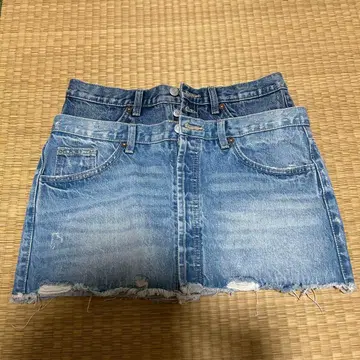 ZARA 데님 타이트 스커트 M (28)