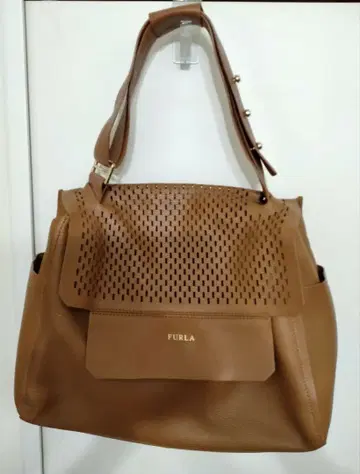 FURLA 핸드백 카프리치오 가죽 브라운