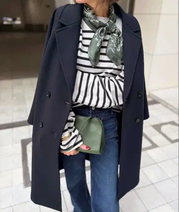 새상품급 라빠르망 LONG W COAT