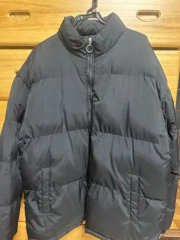 블랙 다운 자켓