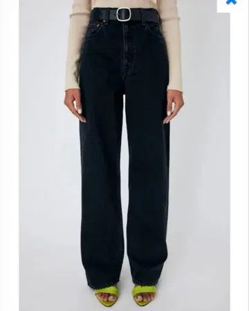 moussy HW 90S BLK STRAIGHT 데님 24inch