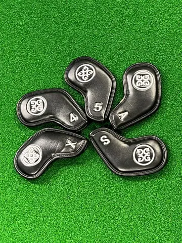 G/FORE 아이언용 골프헤드커버 5개 세트 블랙