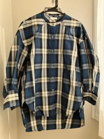 PASSIONE 체크 무늬 긴팔 셔츠 파시오네